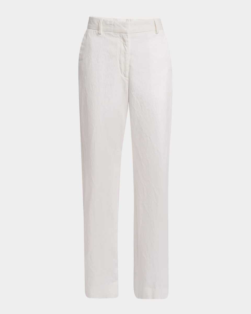 Paxy Straight-Leg Cotton Pants